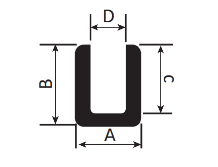 Conductive Carbon Rubber: U Type