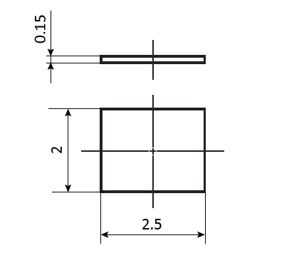 Dimensions: OGP-2520