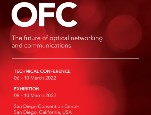 The OFC 2022 will be held at San Diego Convention Center in San Diego, CA on 3/6-10